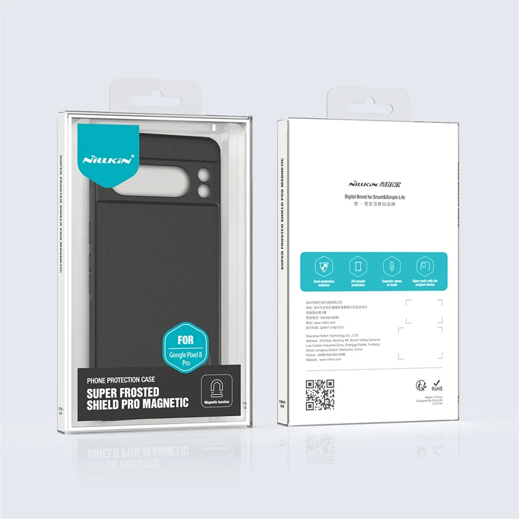 For Google Pixel 8 Pro MagSafe Case Nillkin Frosted Shield Pro Magnetic Case Wireless Charge TPU PC Back Cover For Google Pixel8