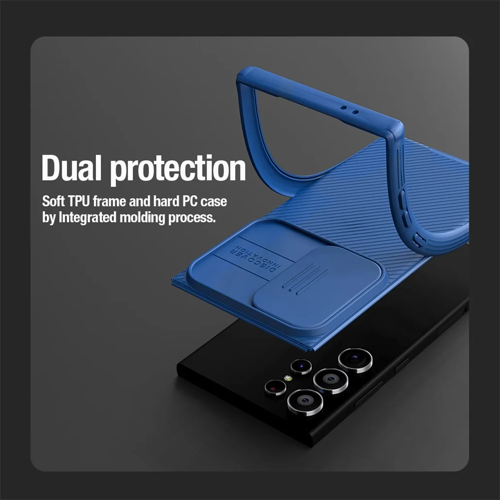 For Samsung Galaxy S24 Ultra Case NILLKIN CamShield Pro Slide Camera Privacy Protection Back Cover For Samsung S24 S24+ Plus