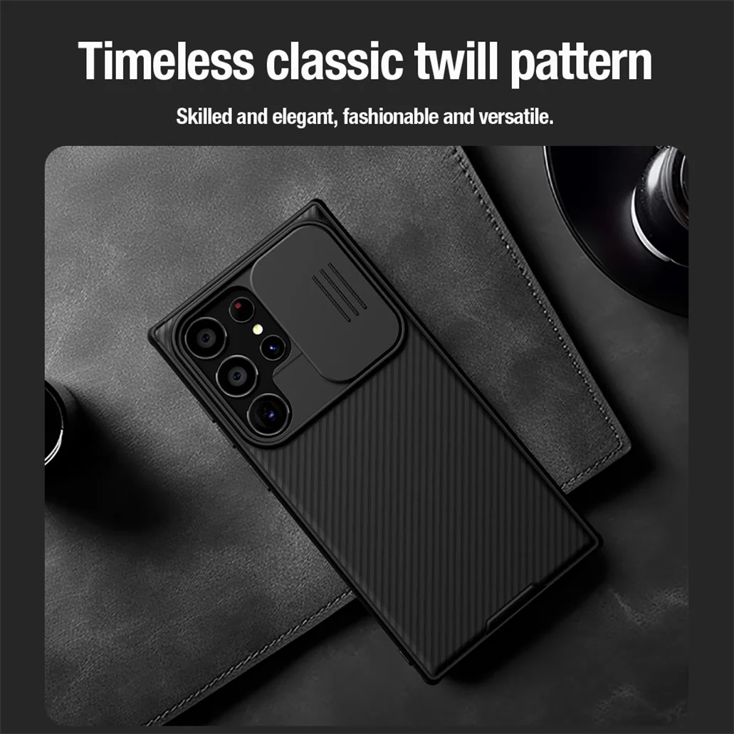 For Samsung Galaxy S24 Ultra Case NILLKIN CamShield Pro Slide Camera Privacy Protection Back Cover For Samsung S24 S24+ Plus