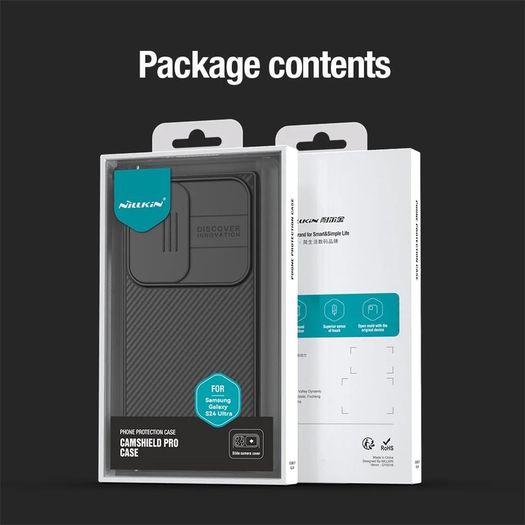 For Samsung Galaxy S24 Ultra Case NILLKIN CamShield Pro Slide Camera Privacy Protection Back Cover For Samsung S24 S24+ Plus