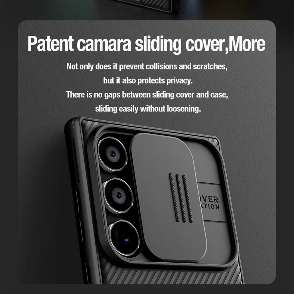For Samsung Galaxy S24 Ultra Case NILLKIN CamShield Pro Slide Camera Privacy Protection Back Cover For Samsung S24 S24+ Plus
