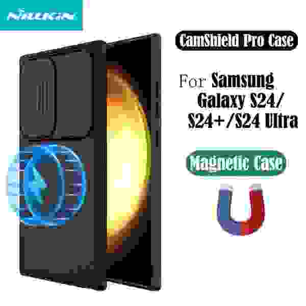 Чехол Nillkin Camshield Pro Magnetic для Samsung Galaxy S24, Galaxy 24 Plus, Galaxy S24 Ultra