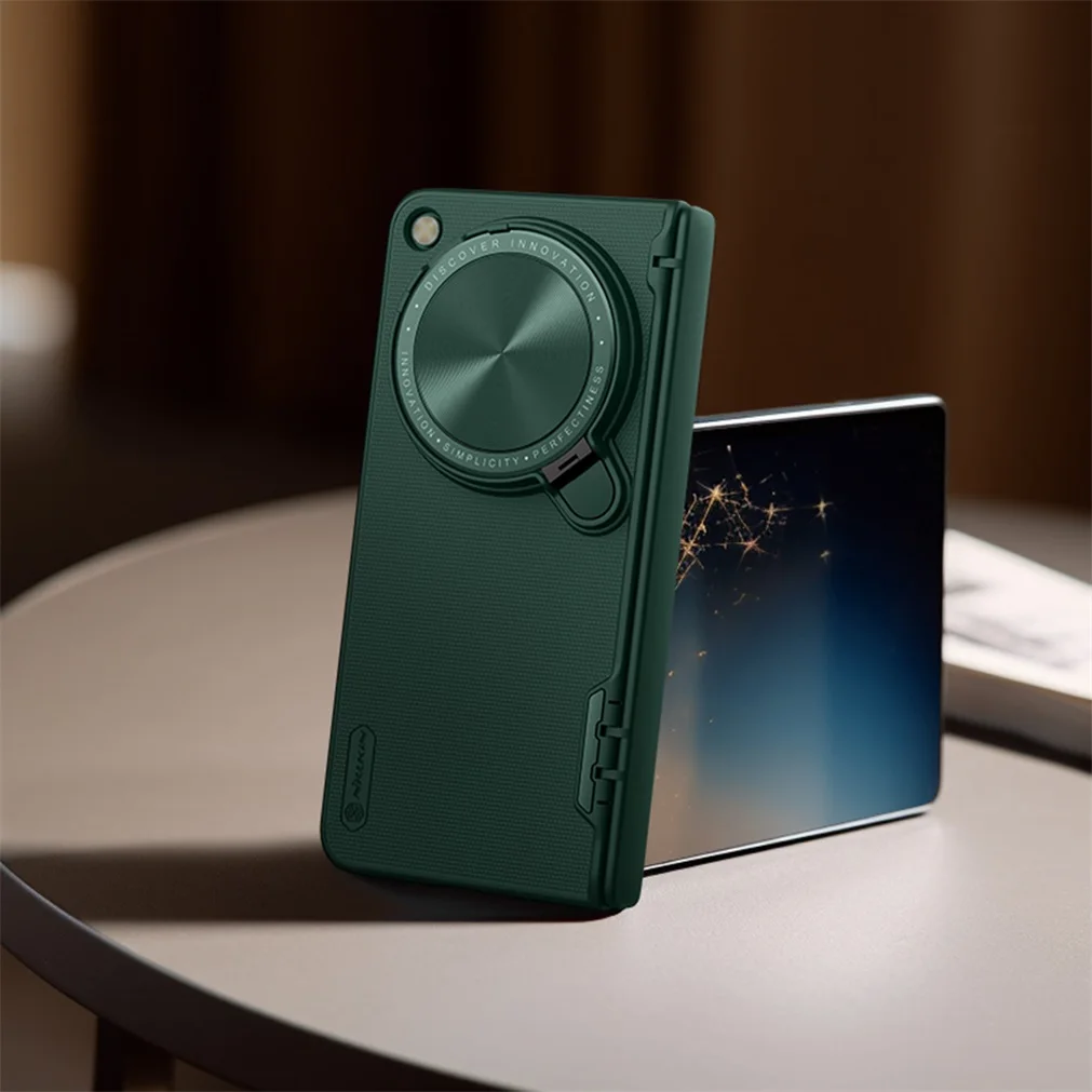For OPPO Find N3 Case NILLKIN Frosted Shield Prop Camera Cover Flip-style Lens Phone Holder 180°Folding Cover For OPPO Find N3