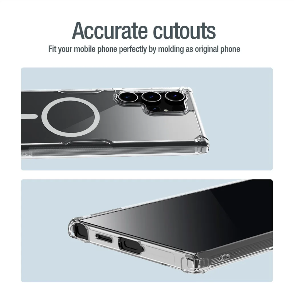Чехол Nillkin Nature TPU Pro Silicone для Samsung Galaxy S24, Galaxy 24 Plus, Galaxy S24 Ultra (MagSafe)