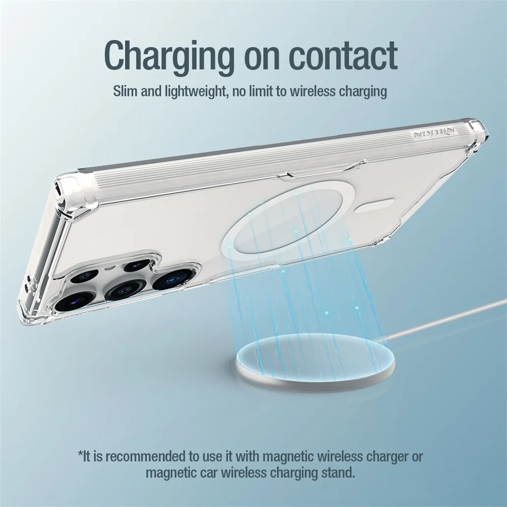 Чехол Nillkin Nature TPU Pro Silicone для Samsung Galaxy S24, Galaxy 24 Plus, Galaxy S24 Ultra (MagSafe)