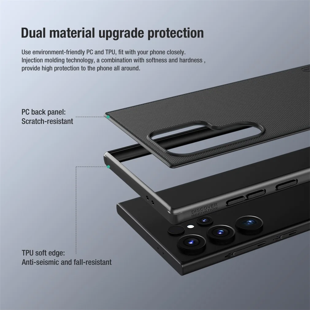 Чехол Nillkin Super Frosted Shield Pro для Samsung Galaxy S24, Galaxy 24 Plus, Galaxy S24 Ultra