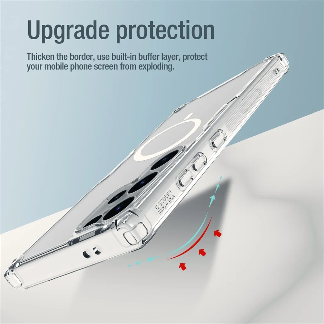 Чехол Nillkin Nature TPU Pro Silicone для Samsung Galaxy S24, Galaxy 24 Plus, Galaxy S24 Ultra (MagSafe)