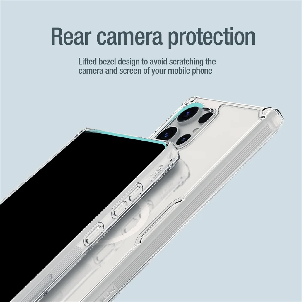 Чехол Nillkin Nature TPU Pro Silicone для Samsung Galaxy S24, Galaxy 24 Plus, Galaxy S24 Ultra (MagSafe)