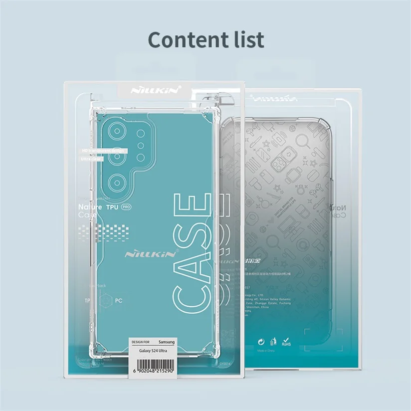 Чехол Nillkin Nature TPU Pro Silicone для Samsung Galaxy S24, Galaxy 24 Plus, Galaxy S24 Ultra