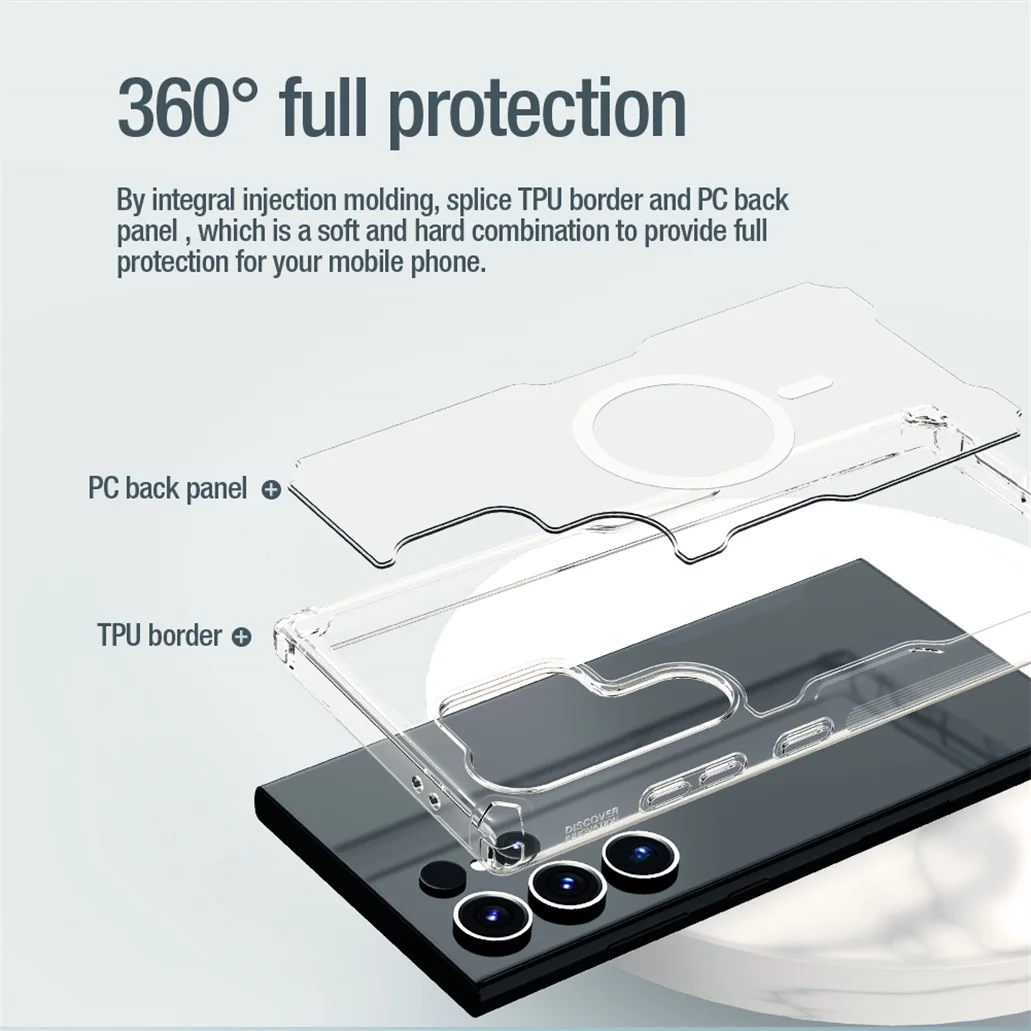 Чехол Nillkin Nature TPU Pro Silicone для Samsung Galaxy S24, Galaxy 24 Plus, Galaxy S24 Ultra (MagSafe)