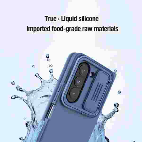 Чехол Nillkin Camshield Silky Silicone для Samsung Galaxy Z Fold 5 — изображение 2