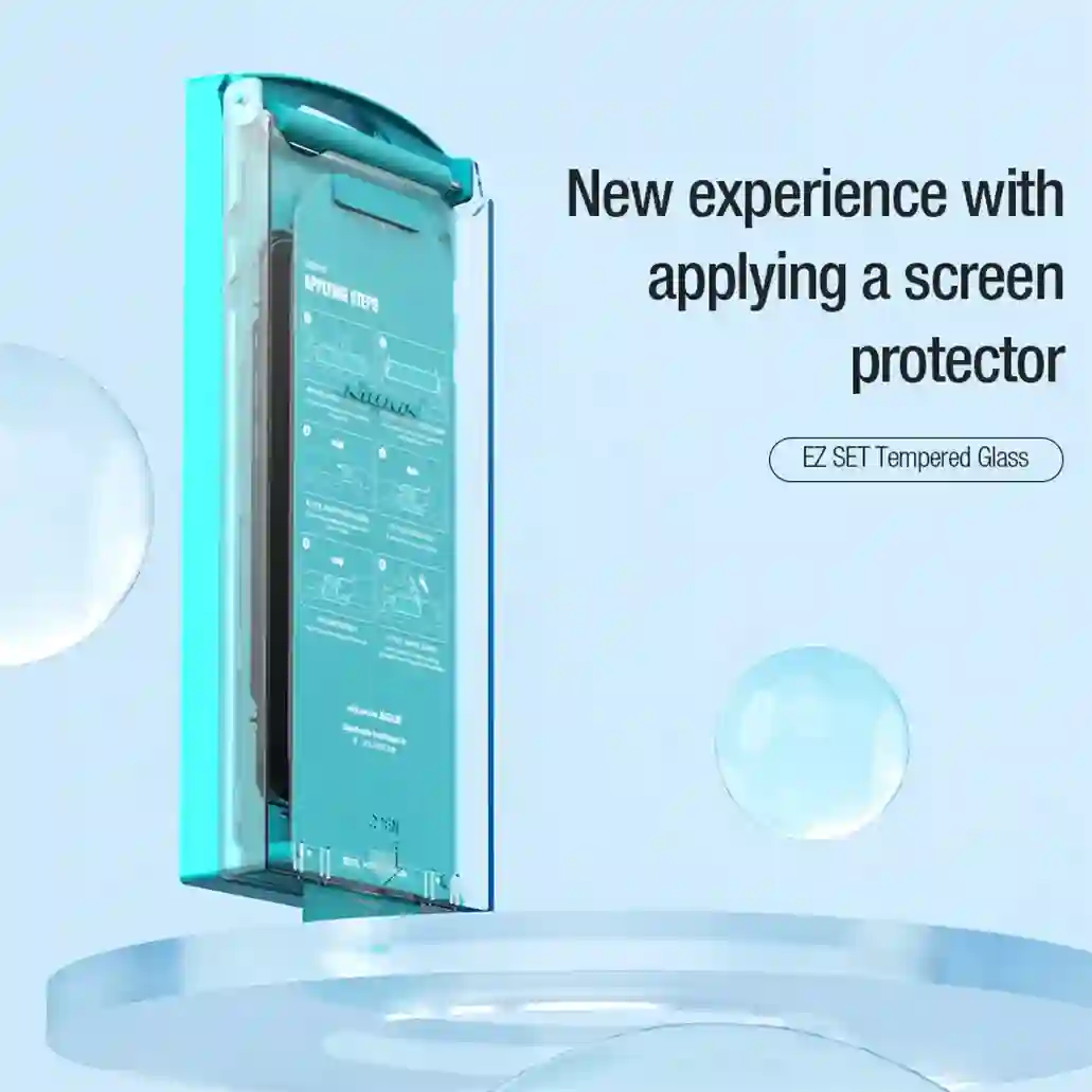 For iPhone 15 Pro Max Tempered Glass Nillkin EZ SET Screen Protector For iPhone 15 /15 Pro /15 Plus With Easy Installation Tool
