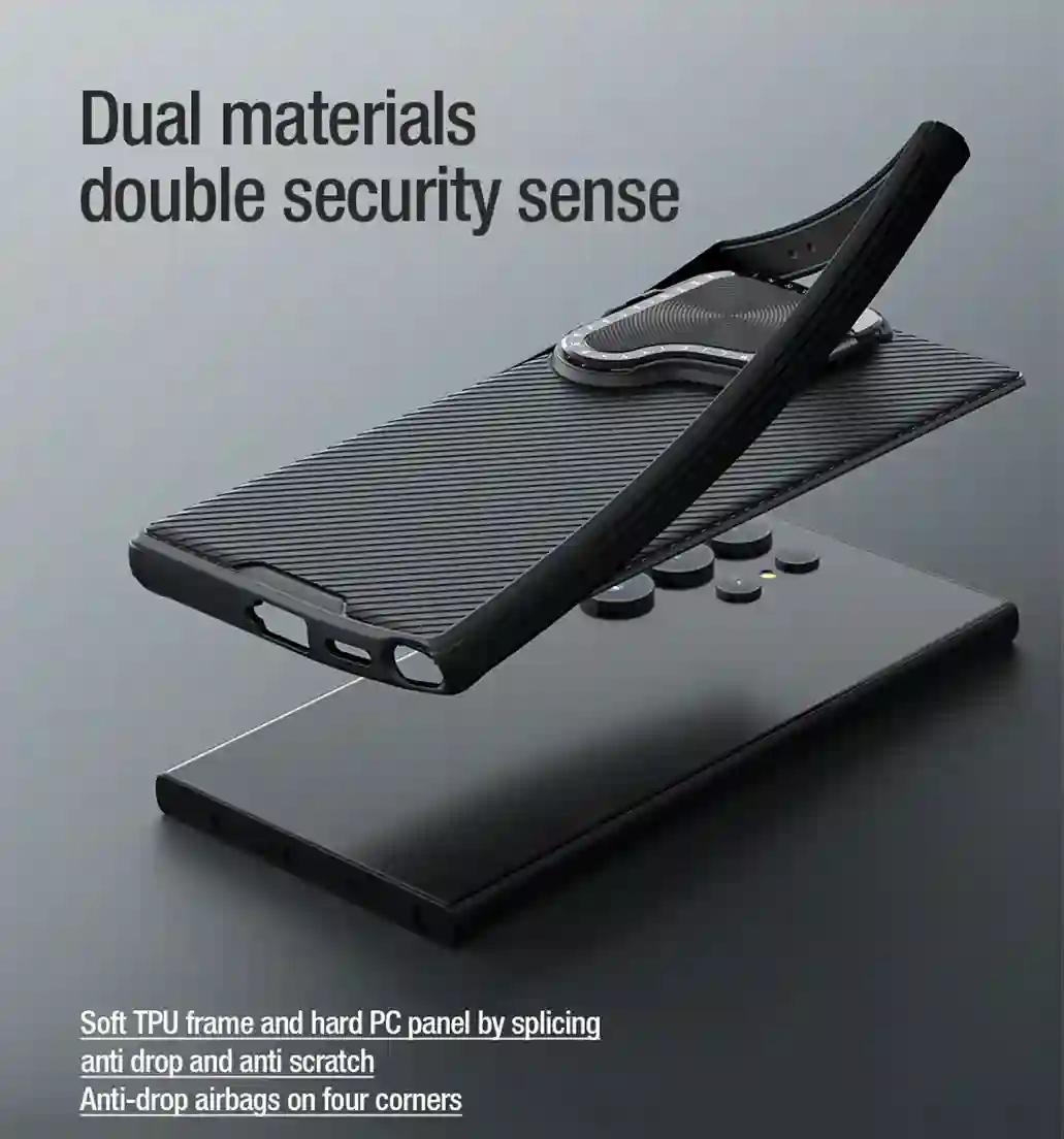 For Samsung Galaxy S24 Ultra Case MagSafe Magnetic Charging NILLKIN CamShield Lens Holder Camera Cover For Samsung S24 S24+ Plus