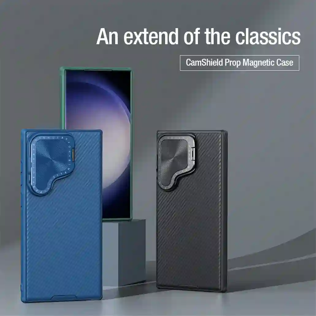 For Samsung Galaxy S24 Ultra Case MagSafe Magnetic Charging NILLKIN CamShield Lens Holder Camera Cover For Samsung S24 S24+ Plus