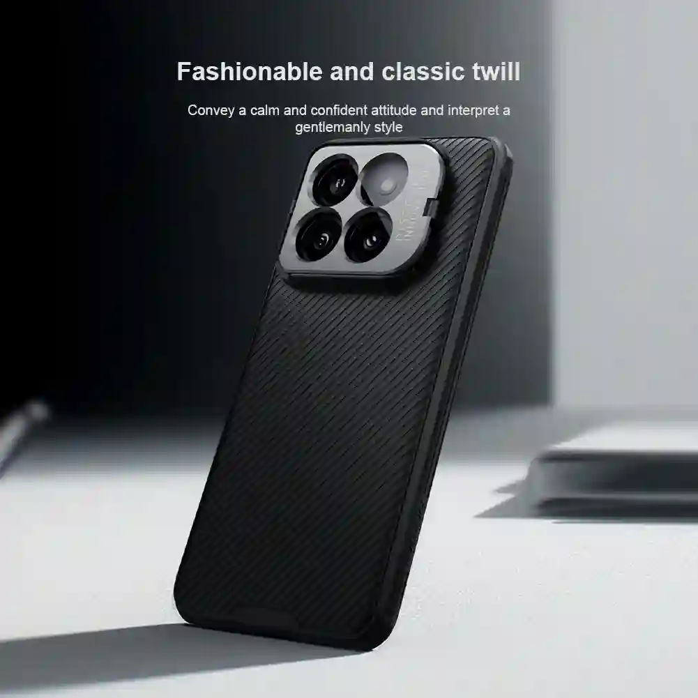 NILLKIN For Xiaomi Mi 14 Pro MagSafe Case CamShield Prop Magnetic Charging Case Shockproof Lens Holder Back Cover For Xiaomi 14