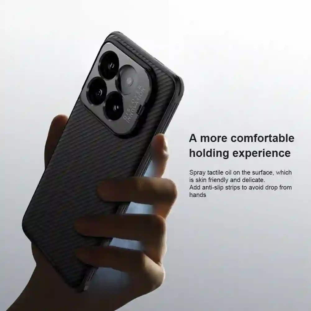 NILLKIN For Xiaomi Mi 14 Pro MagSafe Case CamShield Prop Magnetic Charging Case Shockproof Lens Holder Back Cover For Xiaomi 14