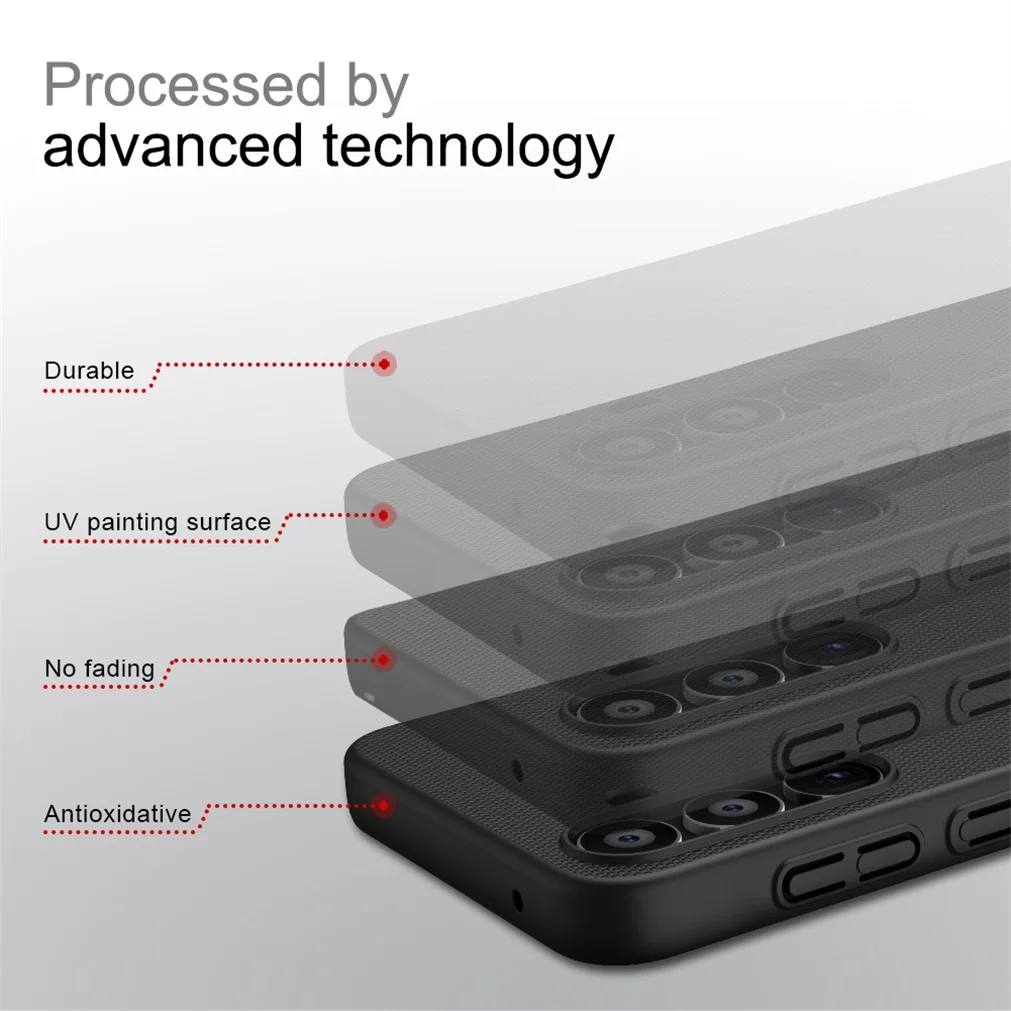 For Samsung Galaxy A35 Case NILLKIN Super Frosted Shield Case Hard PC Ultra-Thin Protection Back Cover For Samsung A35 Bumper