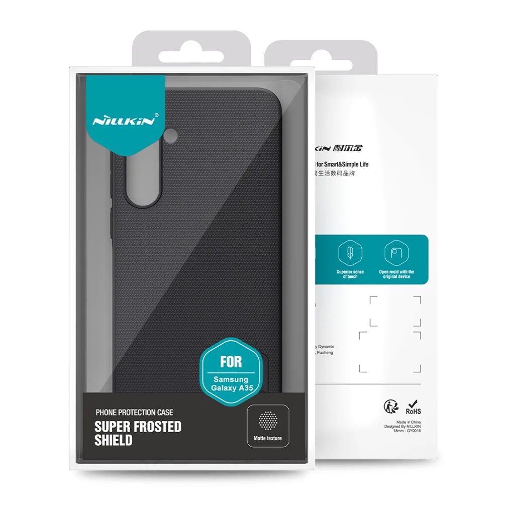 For Samsung Galaxy A35 Case NILLKIN Super Frosted Shield Case Hard PC Ultra-Thin Protection Back Cover For Samsung A35 Bumper