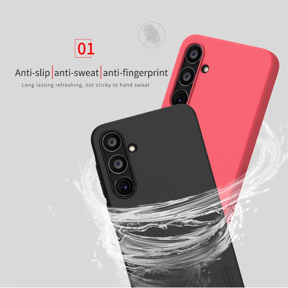 For Samsung Galaxy A35 Case NILLKIN Super Frosted Shield Case Hard PC Ultra-Thin Protection Back Cover For Samsung A35 Bumper