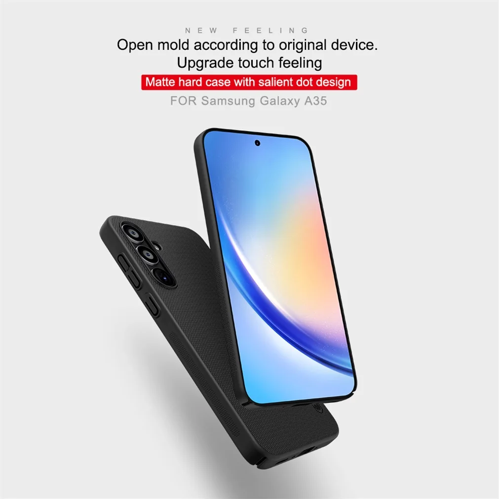 For Samsung Galaxy A35 Case NILLKIN Super Frosted Shield Case Hard PC Ultra-Thin Protection Back Cover For Samsung A35 Bumper