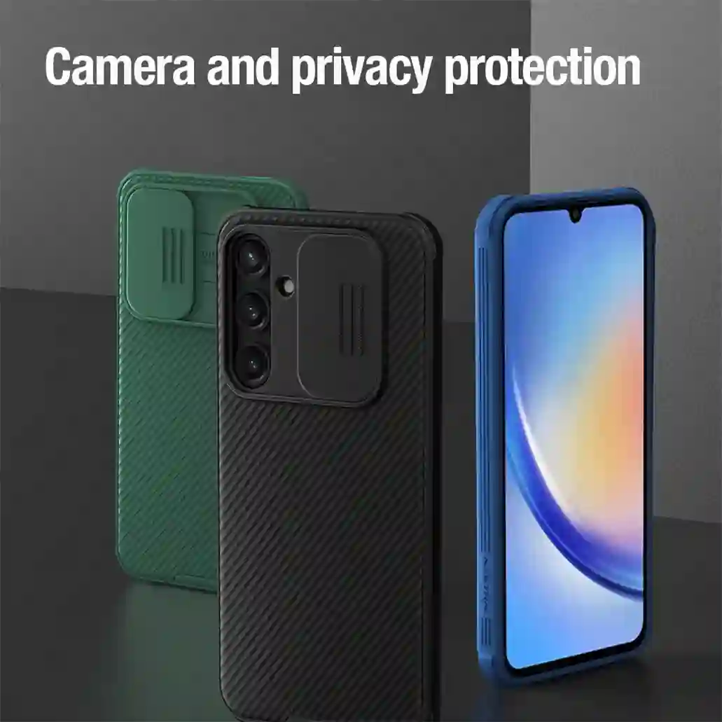 For Samsung Galaxy A35 Case NILLKIN CamShield Pro Shockproof Slide Camera Lens Privacy Protection Back Cover For Samsung A35