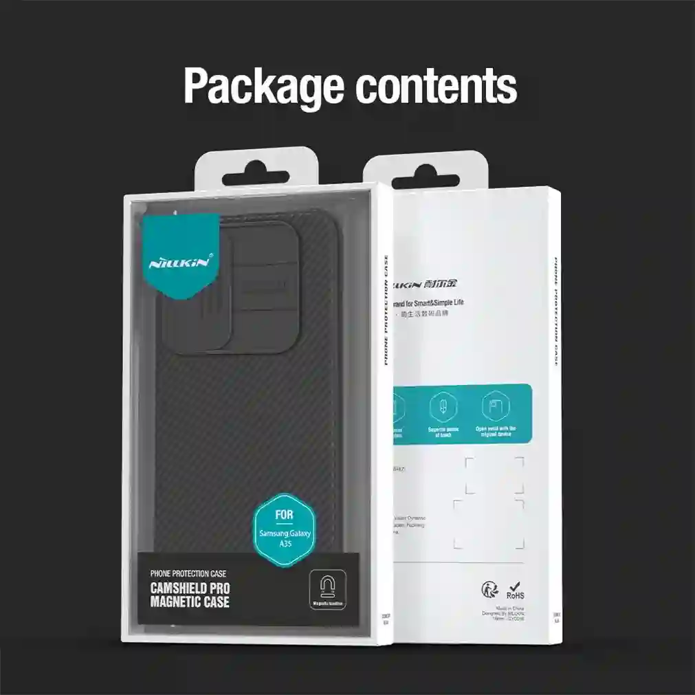 For Samsung Galaxy A35 MagSafe Case NILLKIN CamShield Pro Slide Camera Lens Privacy Protection Magnetic Cover For Samsung A35
