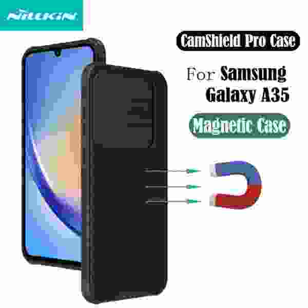 Чехол Nillkin Camshield Pro для Samsung Galaxy A35 (магнитный)