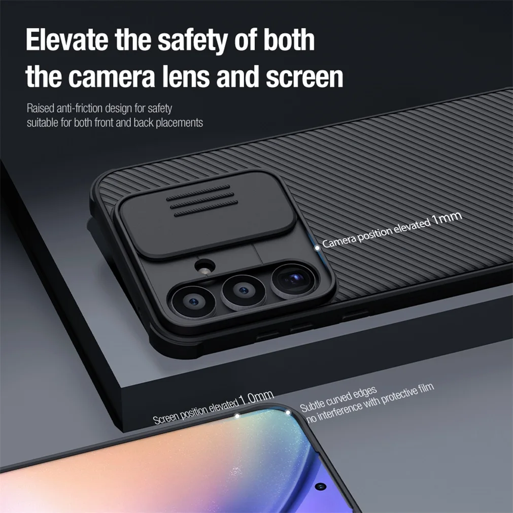 Чехол Nillkin Camshield Pro для Samsung Galaxy A35 (магнитный)