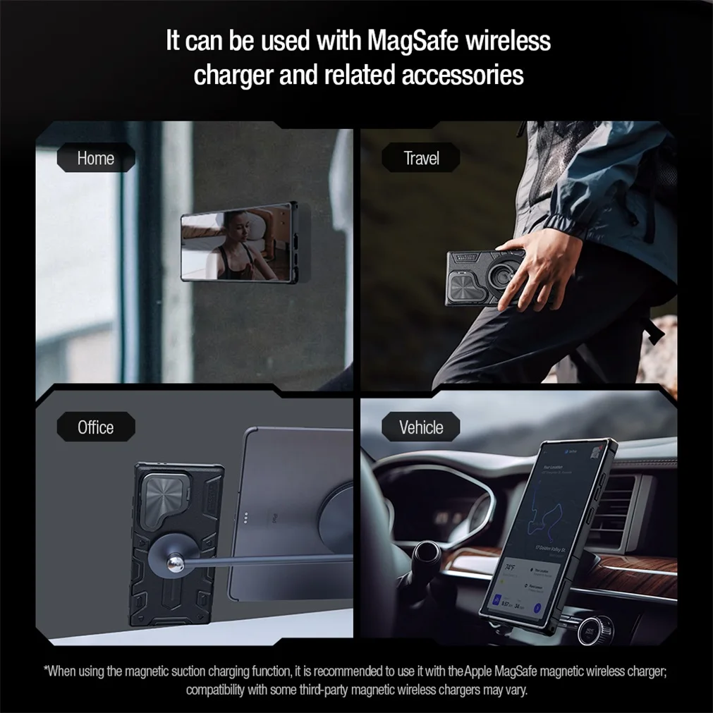 Чехол Nillkin Camshield Armor Prop для Samsung Galaxy S24 Ultra