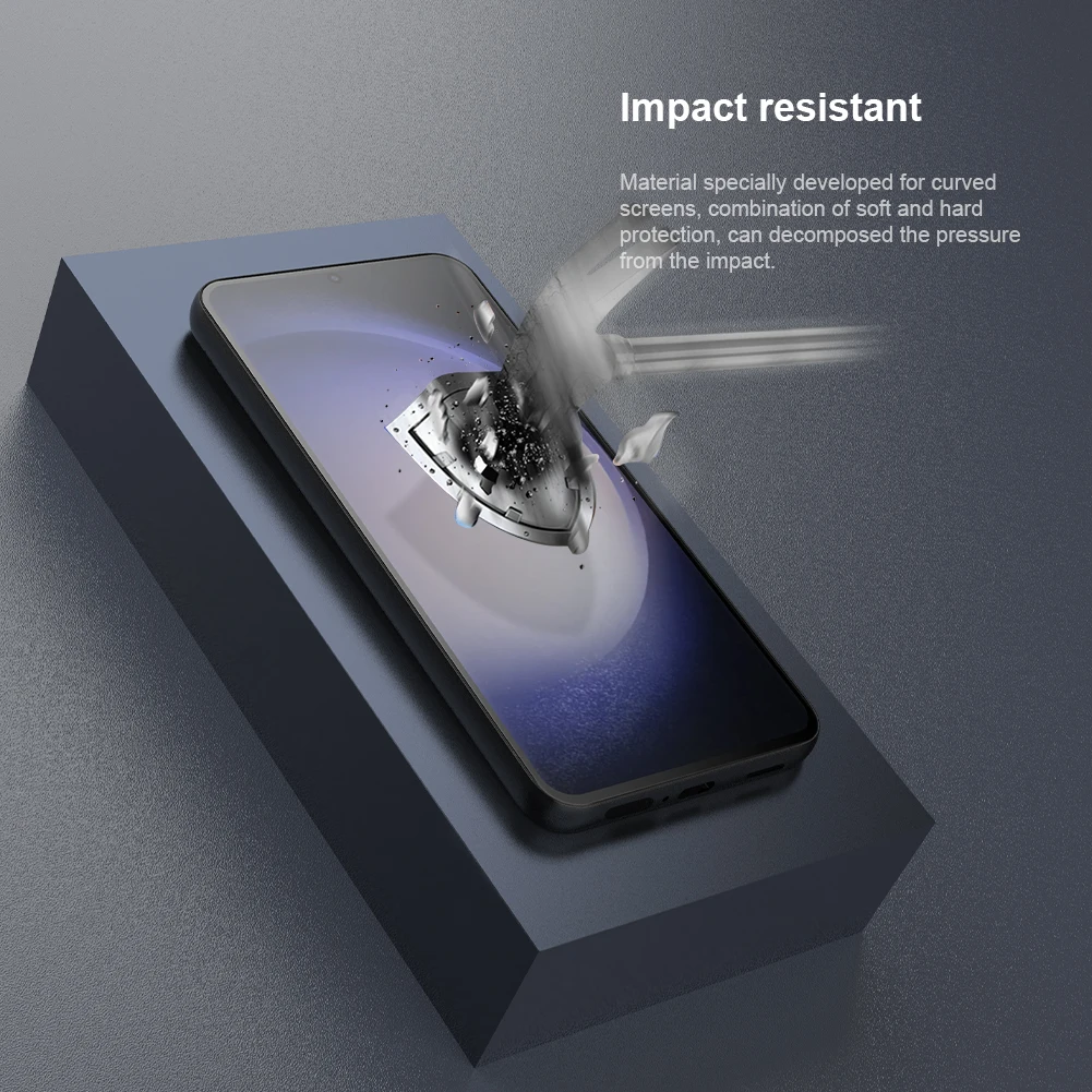 2 шт х Защитная пленка Nillkin Curved для Samsung Galaxy S24, Galaxy S24 Plus, Galaxy S24 Ultra