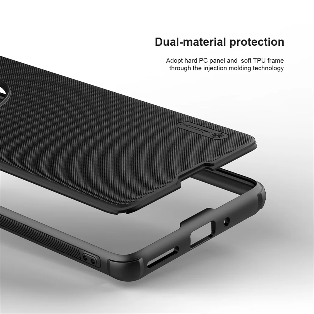For OnePlus 12R / Ace 3 Case Nillkin Super Frosted Shield Pro Soft TPU Frame Hard PC Back Cover For OnePlus12R One Plus Ace3