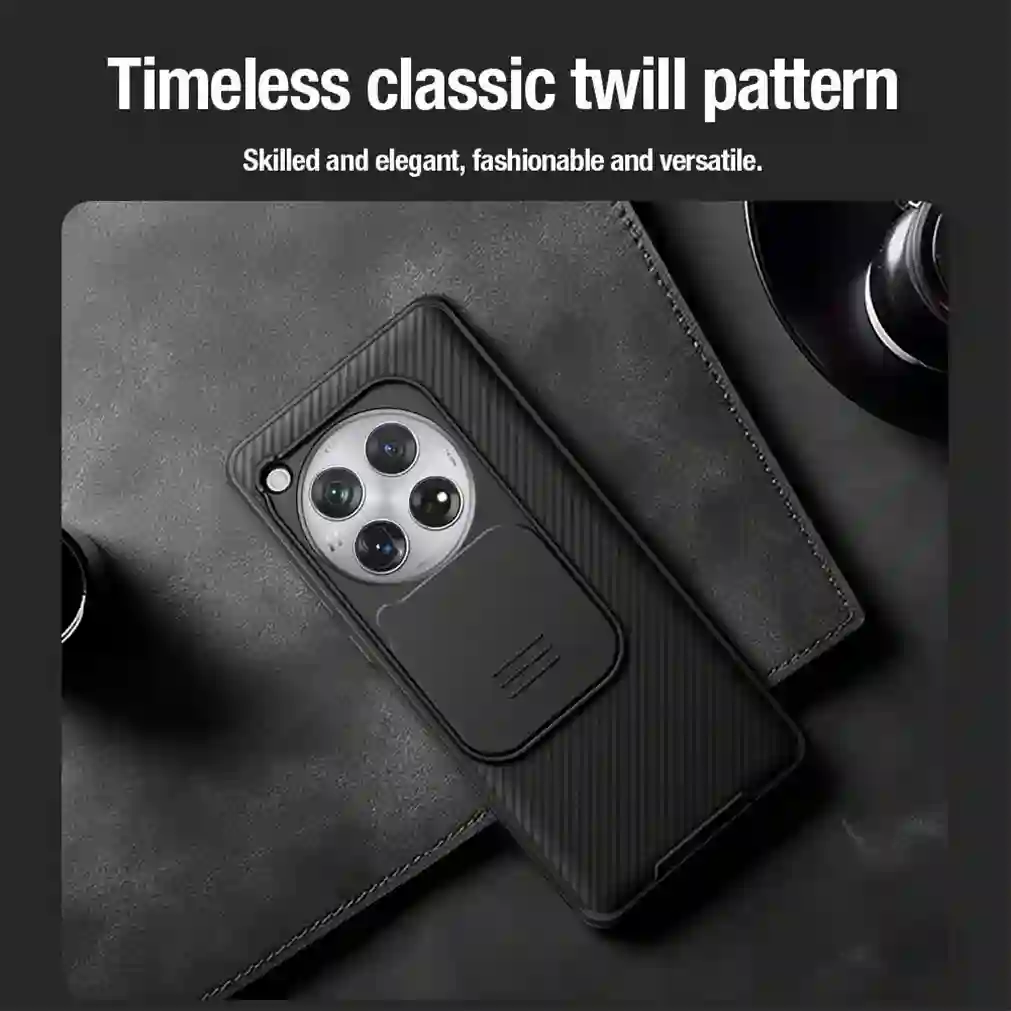 For OnePlus 12 Case NILLKIN CamShield Pro Slide Camera Cover Privacy Protection Shockproof Back Cover For OnePlus12 One Plus 12