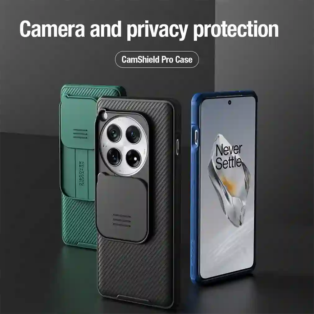 For OnePlus 12 Case NILLKIN CamShield Pro Slide Camera Cover Privacy Protection Shockproof Back Cover For OnePlus12 One Plus 12