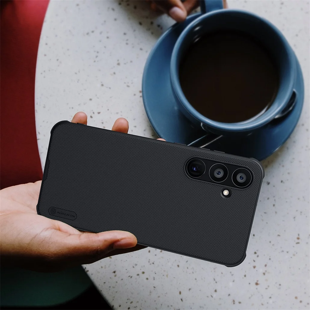 For Samsung Galaxy A55 Case Nillkin Super Frosted Shield Pro Soft TPU Frame Hard PC Shell Shockproof Back Cover For Samsung A55