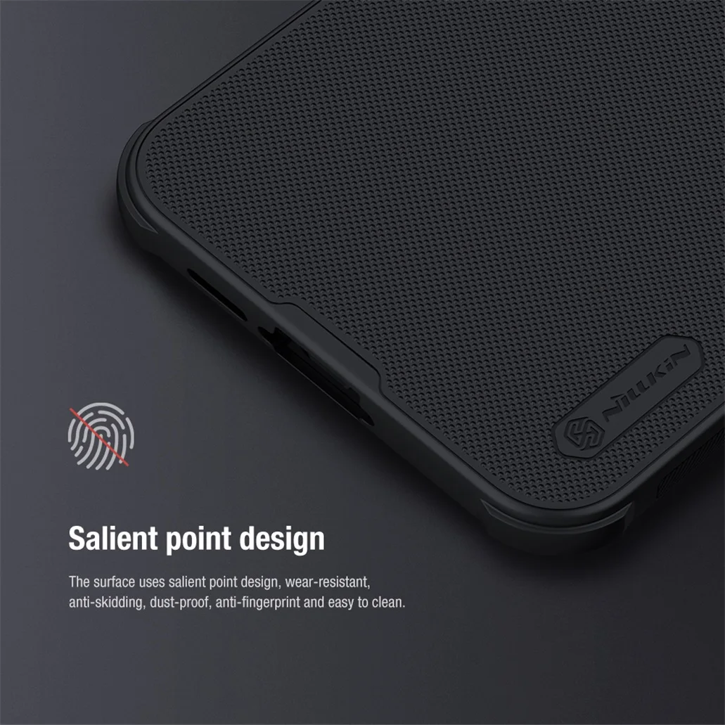For Samsung Galaxy A55 Case Nillkin Super Frosted Shield Pro Soft TPU Frame Hard PC Shell Shockproof Back Cover For Samsung A55