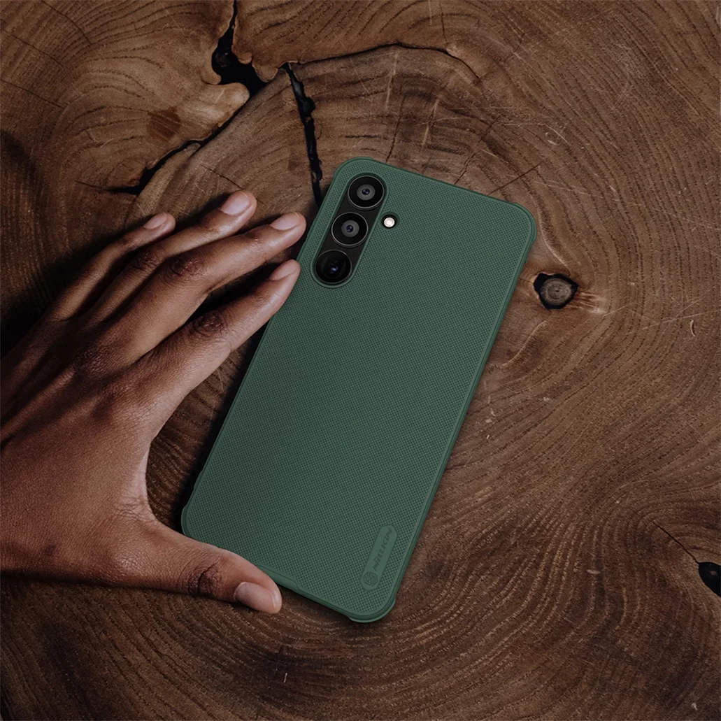 For Samsung Galaxy A55 Case Nillkin Super Frosted Shield Pro Soft TPU Frame Hard PC Shell Shockproof Back Cover For Samsung A55