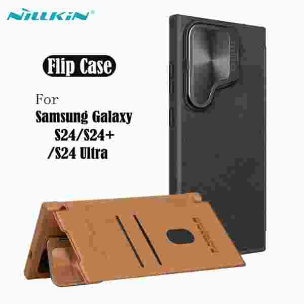 Чехол-книжка Nillkin Qin Prop для Samsung Galaxy S24, Galaxy S24 Ultra, Galaxy S24 Plus