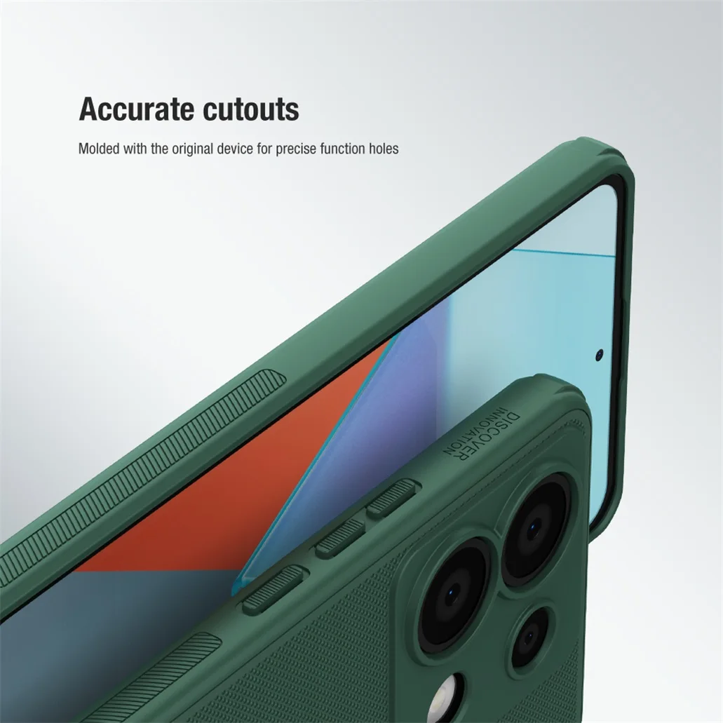 For Xiaomi POCO X6 5G Case Nillkin Super Frosted Shield Pro Soft TPU Frame Hard PC Shell Shockproof Back Cover For POCO X6 5G