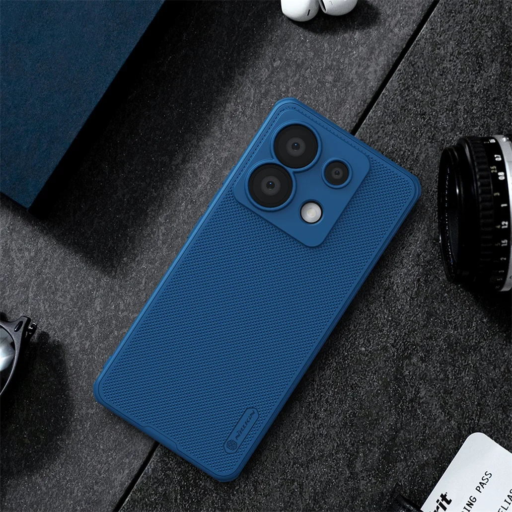 For Xiaomi POCO X6 5G Case Nillkin Super Frosted Shield Pro Soft TPU Frame Hard PC Shell Shockproof Back Cover For POCO X6 5G