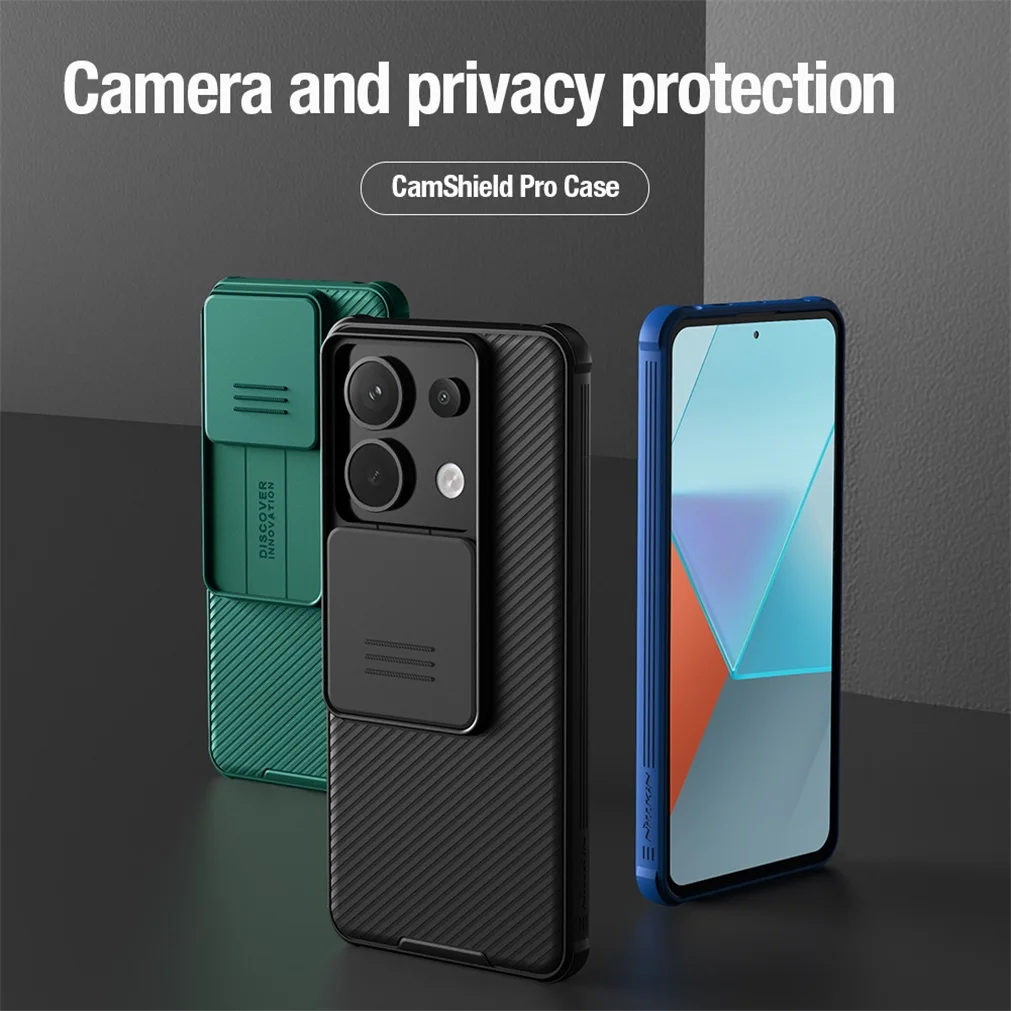 For Xiaomi POCO X6 5G Case Original NILLKIN CamShield Pro Slide Camera Lens Privacy Protection Luxury Back Cover For POCO X6 5G