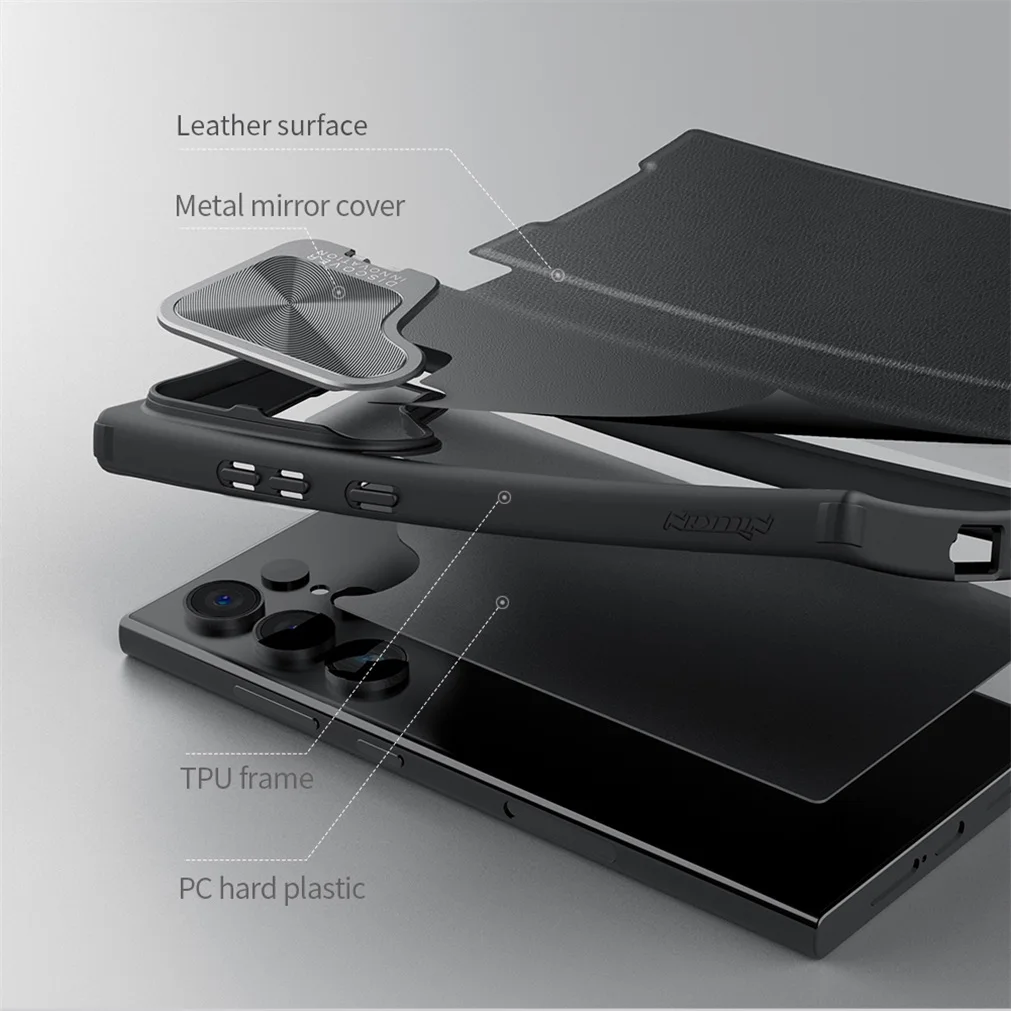 Чехол-книжка Nillkin Qin Prop для Samsung Galaxy S24, Galaxy S24 Ultra, Galaxy S24 Plus