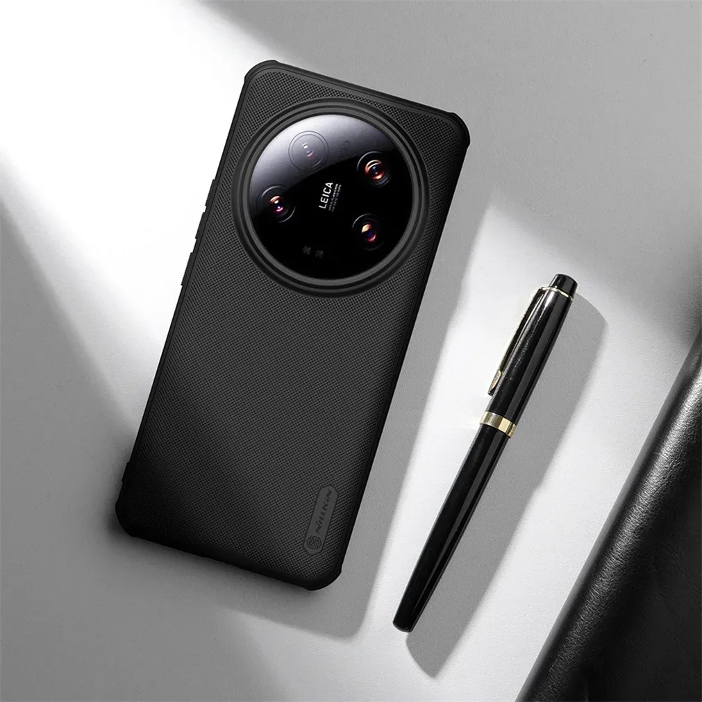 For Xiaomi Mi 14 Ultra MagSafe Case Nillkin Frosted Shield Pro Magnetic Charging Case TPU Frame PC Back Cover For Xiaomi 14Ultra