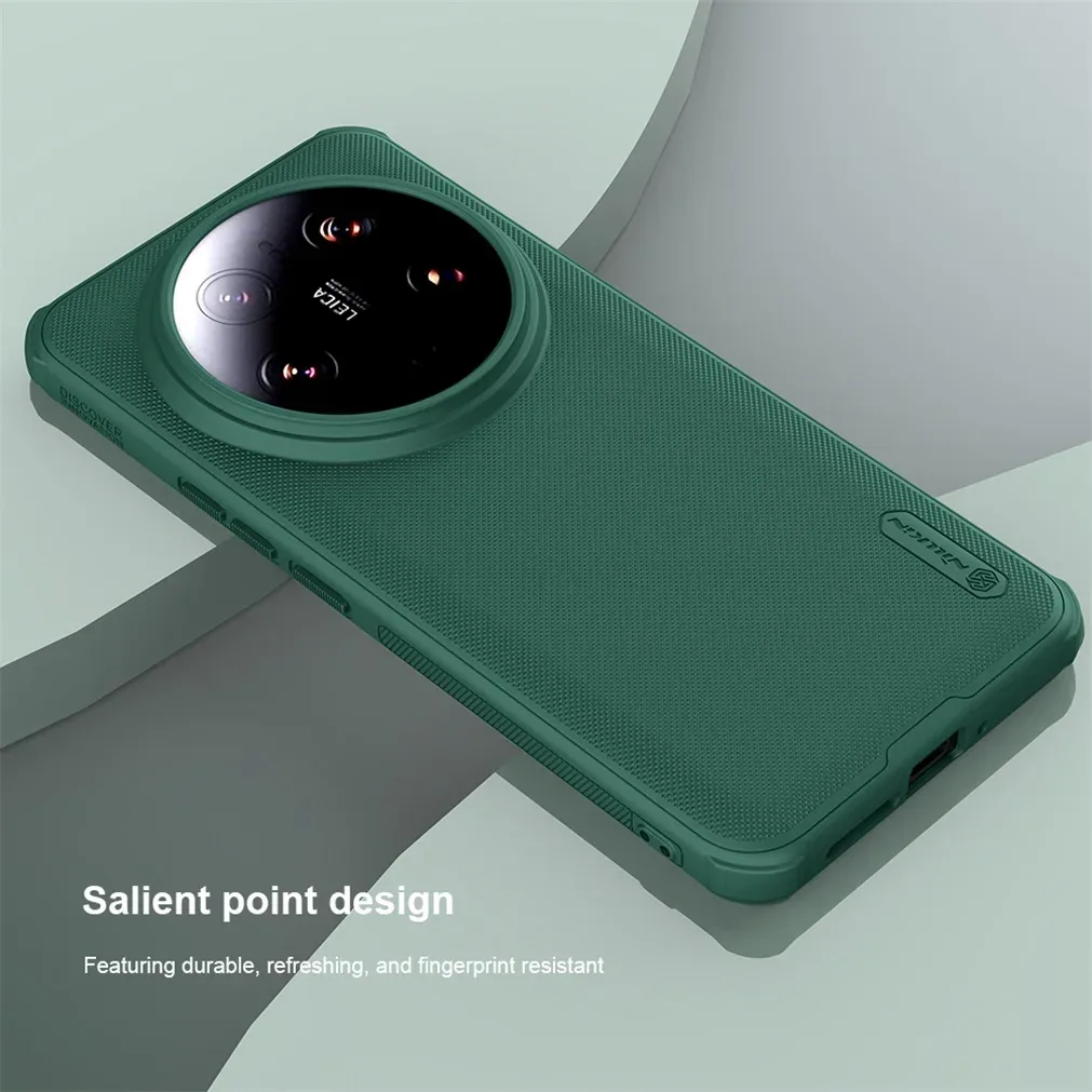 For Xiaomi Mi 14 Ultra MagSafe Case Nillkin Frosted Shield Pro Magnetic Charging Case TPU Frame PC Back Cover For Xiaomi 14Ultra