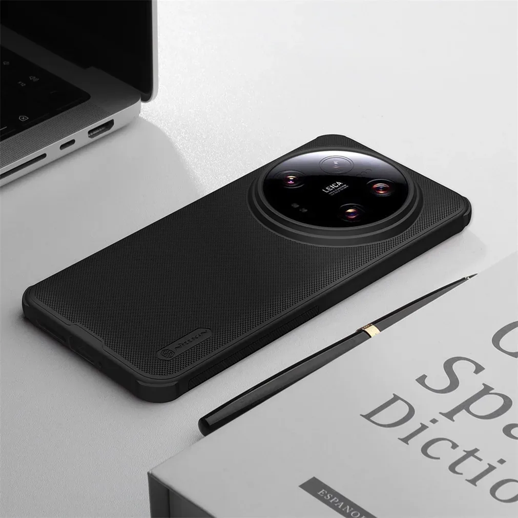 For Xiaomi Mi 14 Ultra MagSafe Case Nillkin Frosted Shield Pro Magnetic Charging Case TPU Frame PC Back Cover For Xiaomi 14Ultra