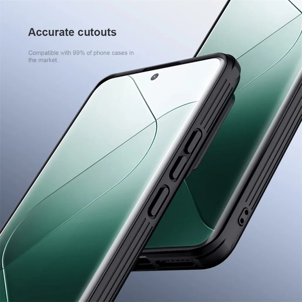 2Pcs For Xiaomi 14 Ultra Soft Film For Curved Screen Nillkin Impact Resistant Curved Film Screen Protector For Xiaomi Mi 14 Pro