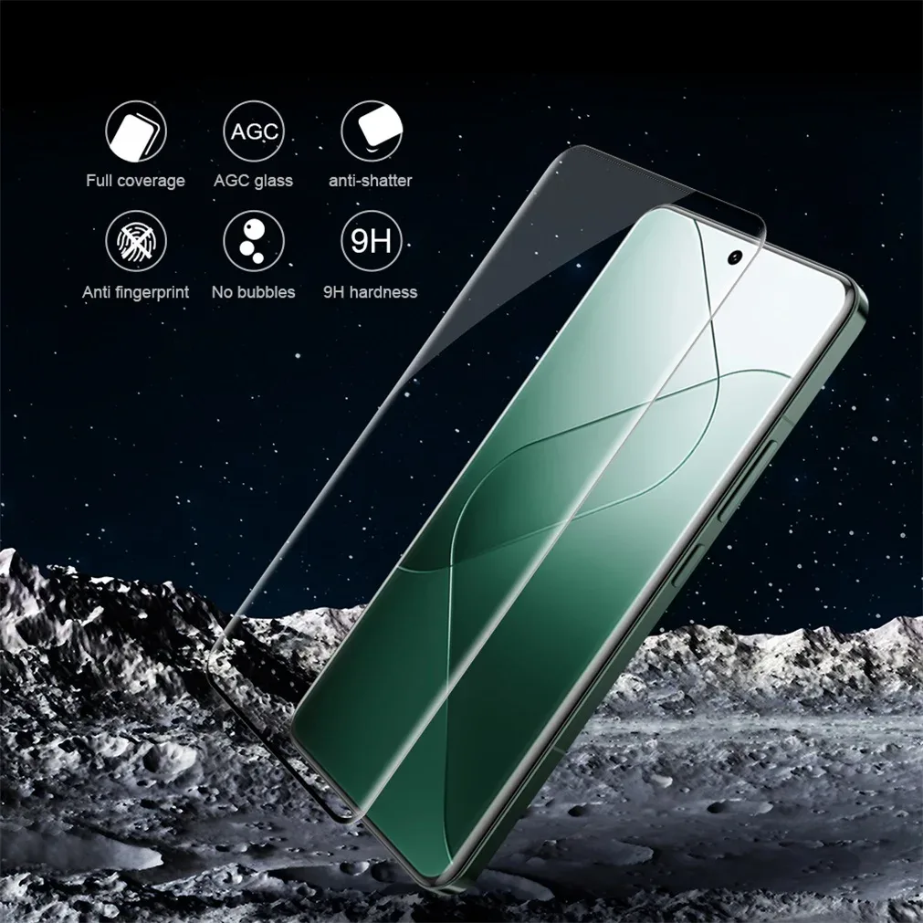 For Xiaomi Mi 14 Ultra Tempered Glass Nillkin 3D CP+Max Anti-Explosion Full Coverage Screen Protector For Xiaomi 14 Pro Film