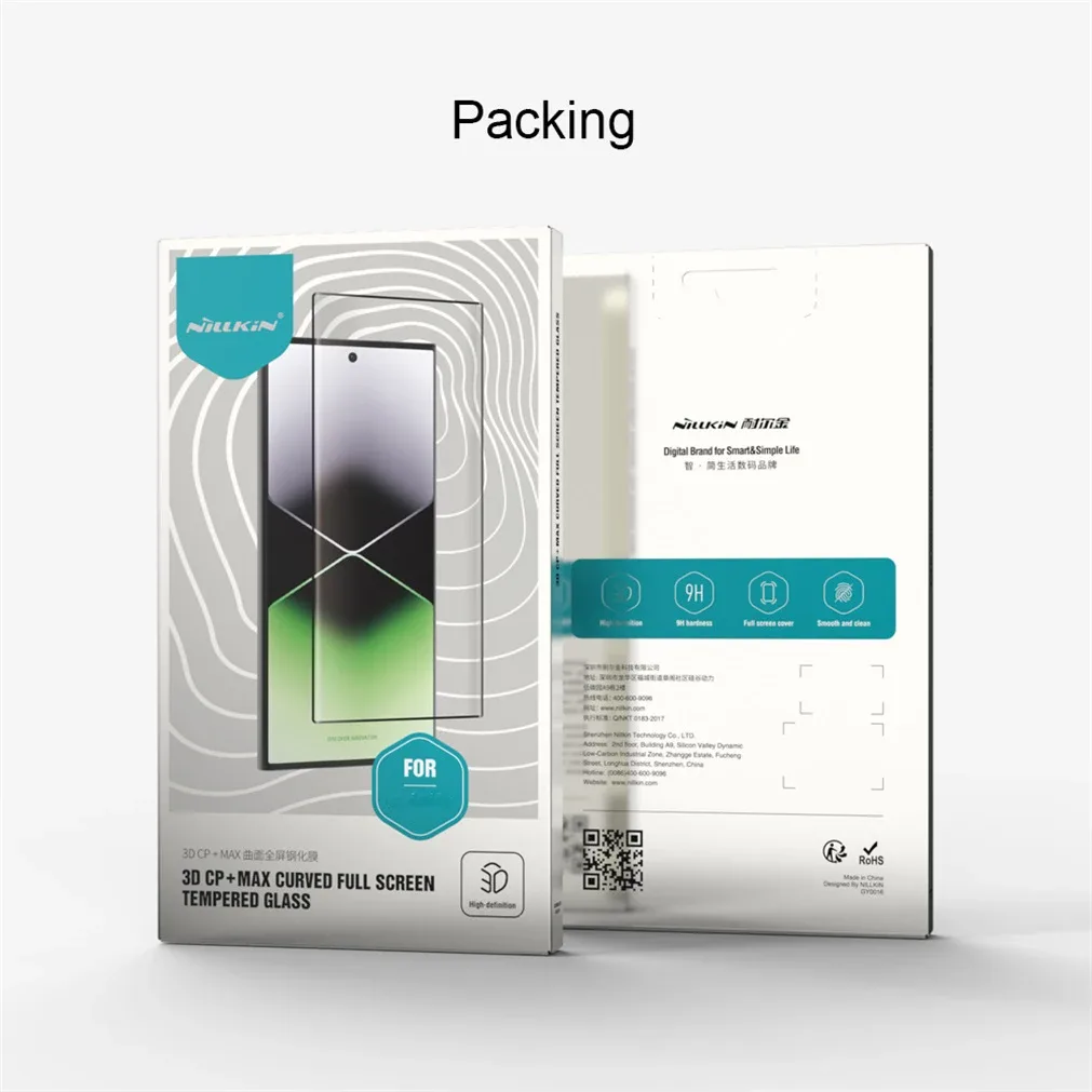 For Xiaomi Mi 14 Ultra Tempered Glass Nillkin 3D CP+Max Anti-Explosion Full Coverage Screen Protector For Xiaomi 14 Pro Film