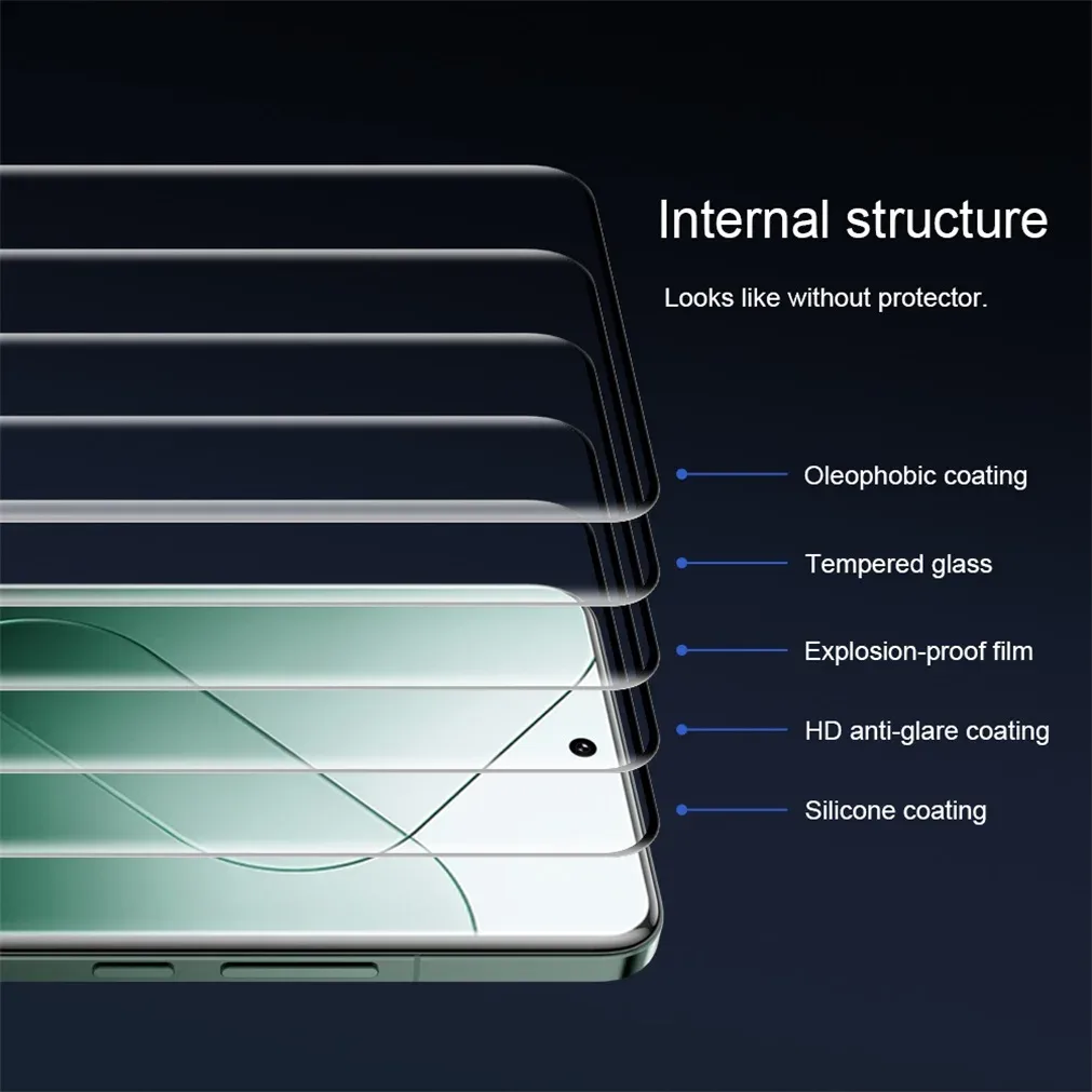 For Xiaomi Mi 14 Ultra Tempered Glass Nillkin 3D CP+Max Anti-Explosion Full Coverage Screen Protector For Xiaomi 14 Pro Film