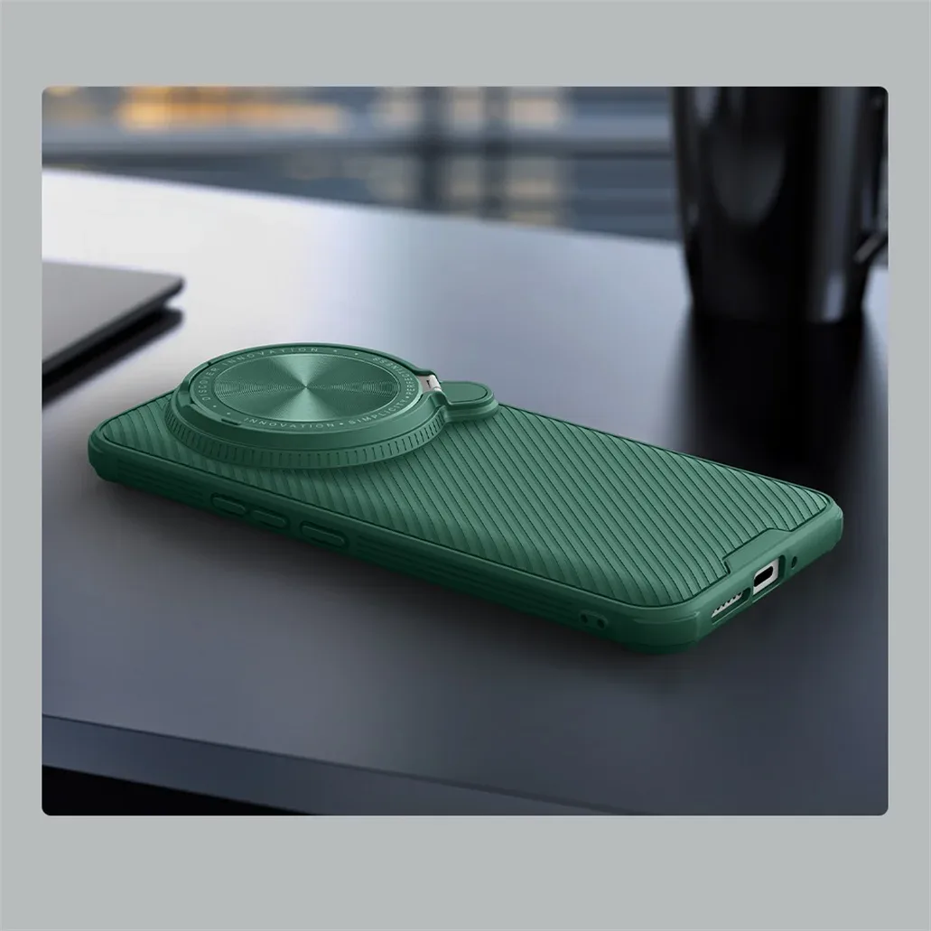 For Xiaomi Mi 14 Ultra MagSafe Case NILLKIN CamShield Prop Magnetic Charging Flip-style Holder Camera Cover For Xiaomi 14Ultra