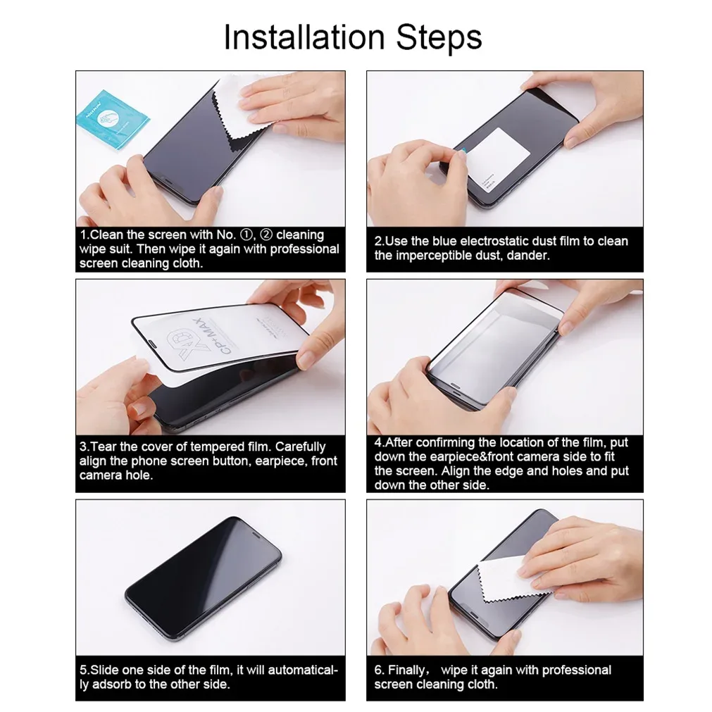 Nillkin For Asus ROG Phone 8 Pro Tempered Glass CP+PRO Anti-Explosion Ultra-thin Fully Screen Protector For Asus ROG Phone8 Film
